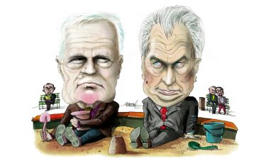 Václav Klaus a Miloš Zeman negativně ovlivnili kvalitu české demokracie (Pavel Beneš / Týdeník FORUM)