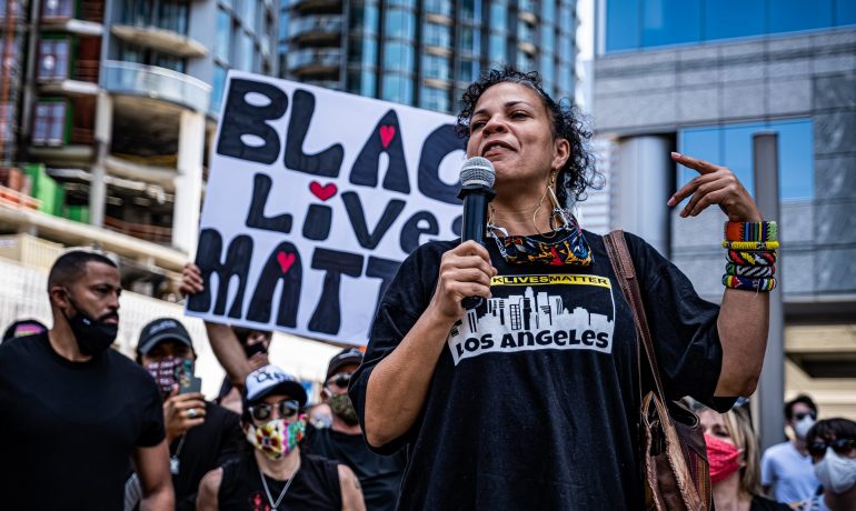 Black Lives Matter, Century City Protest, červen 2020 (Kontexty / se souhlasem)
