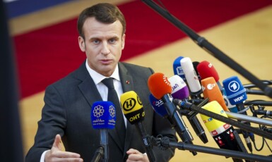 Francouzský prezident Emmanuel Macron (Evropská unie)