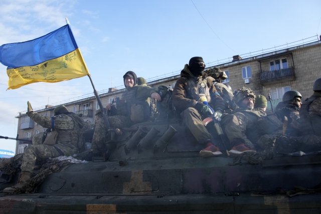 Ukrajinská armáda (ČTK/AP/Efrem Lukatsky)