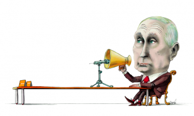 Vladimir Putin (Pavel Beneš / FORUM 24 / se svolením autora)