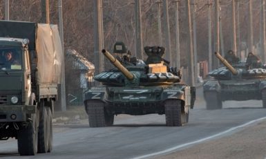 Část ruských tanků na Ukrajině změnila majitele (Profimedia)
