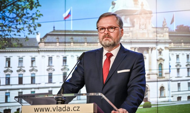 Premiér Petr Fiala (ODS) (Úřad vlády ČR)