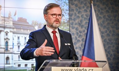 Premiér Petr Fiala (ODS) (Úřad vlády ČR)