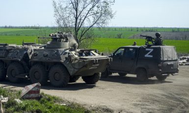 Ruská armáda na Ukrajině (ČTK/AP/Uncredited)