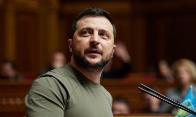Ukrajinský prezident Volodymyr Zelenskyj (President Of Ukraine / Wikimedia Commons / Public Domain)