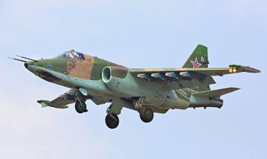 Suchoj Su-25, ilustrační foto (Fedor Leukhin, wikimedia, CC BY-SA 2.0)