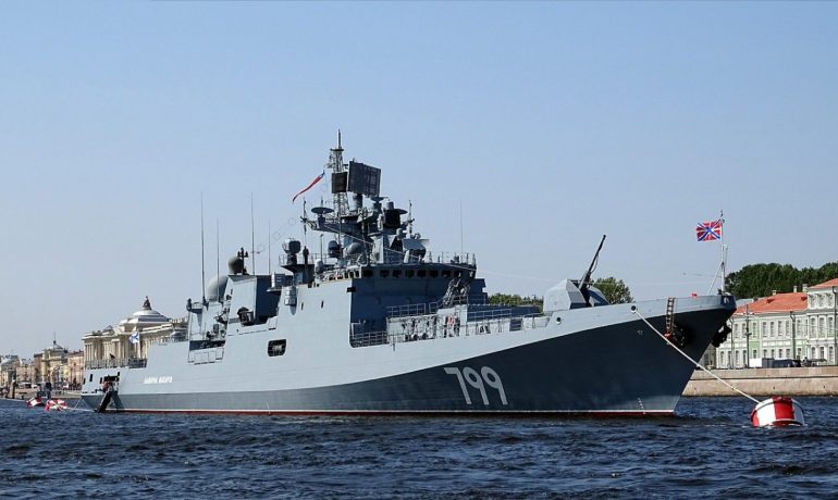Při útoku měla být poškozena vlaková loď Admirál Makarov. (commons.wikimedia.org/CC BY-SA 4.0/Ad Meskens.)