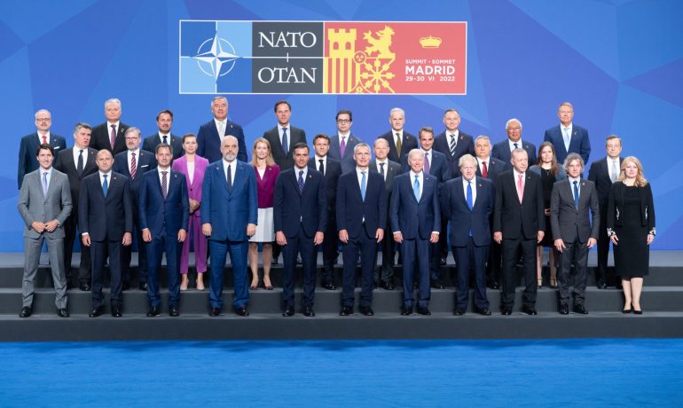 Lídři zemí na summitu NATO v Madridu (NATO / se souhlasem)