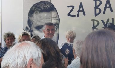 Andrej Babiš v Lovosicích (Forum24/Michal Závada, se svolením autora)