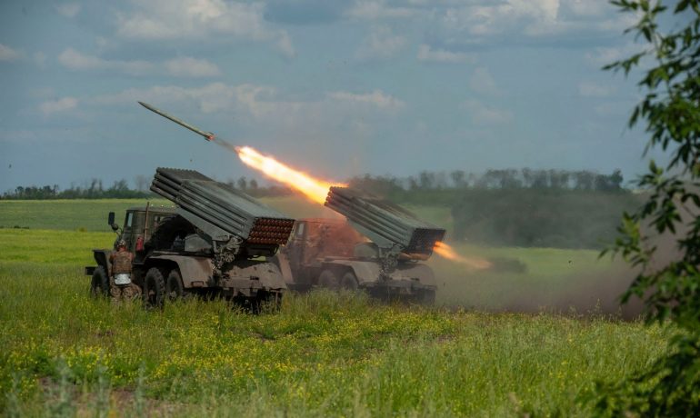 Raketový útok (Generální štáb ukrajinské armády, se souhlasem)