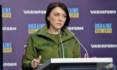Anna Maljarová, náměstkyně ministra obrany Ukrajiny (Defesanet.com.br, se souhlasem)