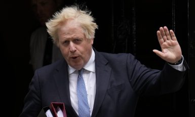 Britský premiér Boris Johnson (ČTK/AP/Matt Dunham)