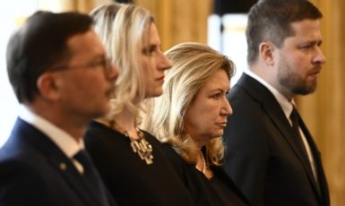 Prezident Miloš Zeman jmenoval členy bankovní rady České národní banky (ČTK/Deml Ondřej)