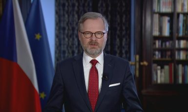 Premiér Petr Fiala (ODS) (Úřad vlády ČR)