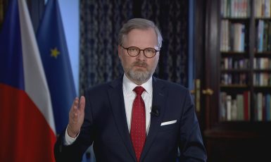 Premiér Petr Fiala (ODS) (Úřad vlády ČR)
