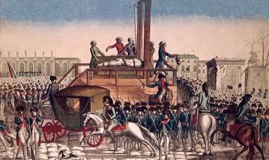 Poprava francouzského krále Ludvíka XVI. v Paříži roku 1793 (anonymní dílo / wikimedia commons / public domain)