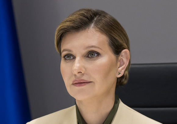 Olena Zelenská (President.gov.ua, wikimedia, CC BY 4.0)