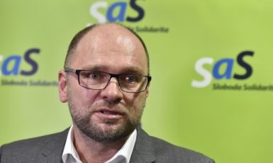 Předseda strany Svoboda a Solidarita (SaS) Richard Sulík (ČTK/Šálek Václav)