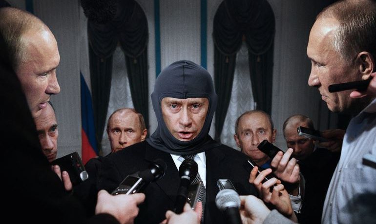 Vladimir Putin, fotomontáž. (aTeo/se svolením autora)