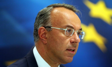 Řecký ministr financí Christos Staikouras (Evropská unie)