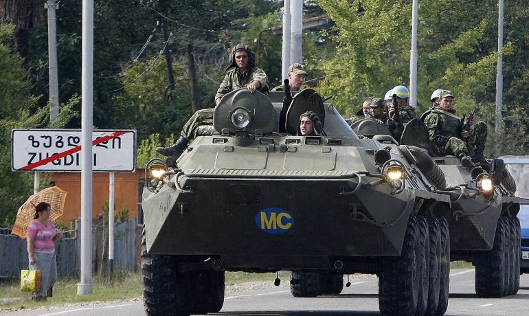 Ruská okupační armáda v Gruzii (2008) (Giorgi Abdaladze / Wikimedia Commons / CC BY-SA 4.0)