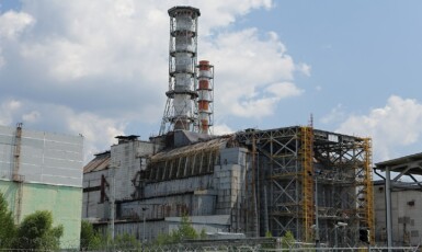 Sarkofág Černobylské jaderné elektrárny (Martin Cígler / Wikimedia Commons / CC BY-SA 3.0)