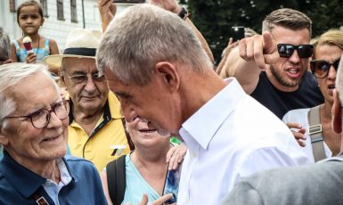 Andrej Babiš (ANO) na jihu Čech (Pavel Hofman / FORUM 24)