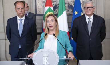 Giorgia Meloniová se může stát první italskou premiérkou (Di Quirinale.it, wikimedia commons / CC BY 4.0)
