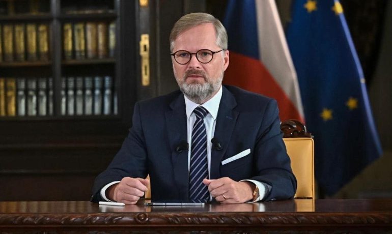 Premiér Petr Fiala (ODS) (ODS / se souhlasem)