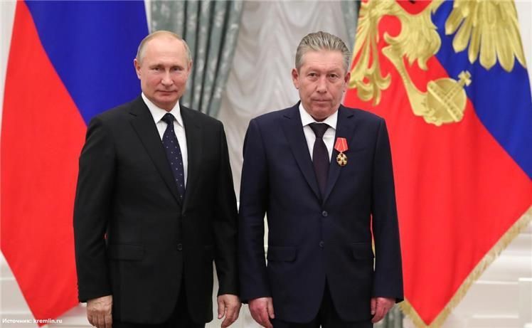 Šéf ruské ropné společnosti Lukoil Ravil Maganov a ruský prezident Vladimir Putin (Lukoil / se souhlasem)