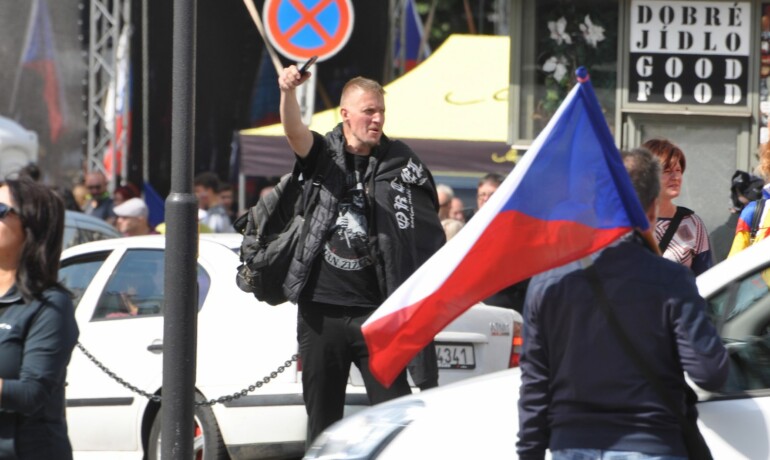 Protest s názvem Česká republika na 1. místě na Václavském náměstí. / Ilustrační foto (Pavel Šmejkal)