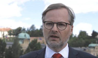 Český premiér Petr Fiala ()