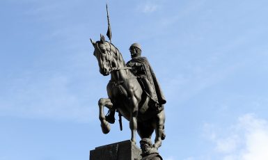Jezdecká socha svatého Václava na Václavském náměstí v Praze (Ondřej Kořínek / Wikimedia Commons / CC BY-SA 3.0)