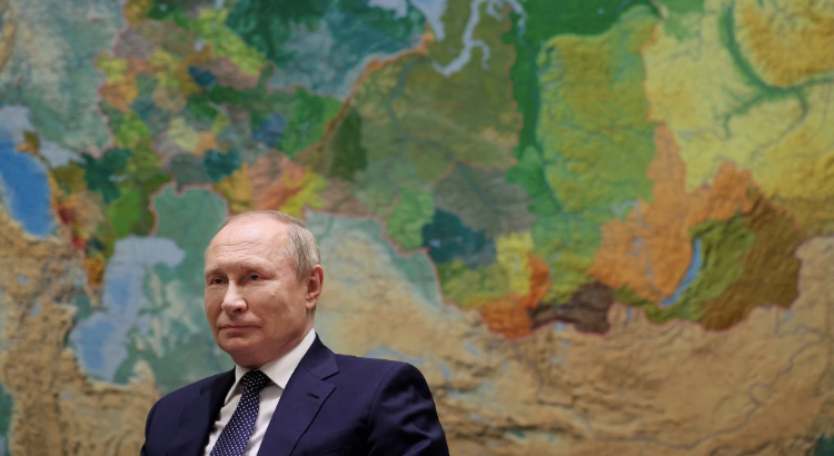 Ruský diktátor Vladimir Putin. (ČTK)