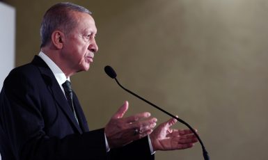 Turecký prezident Recep Tayyip Erdoğan (Türkiye devlet görevlisi / se souhlasem)