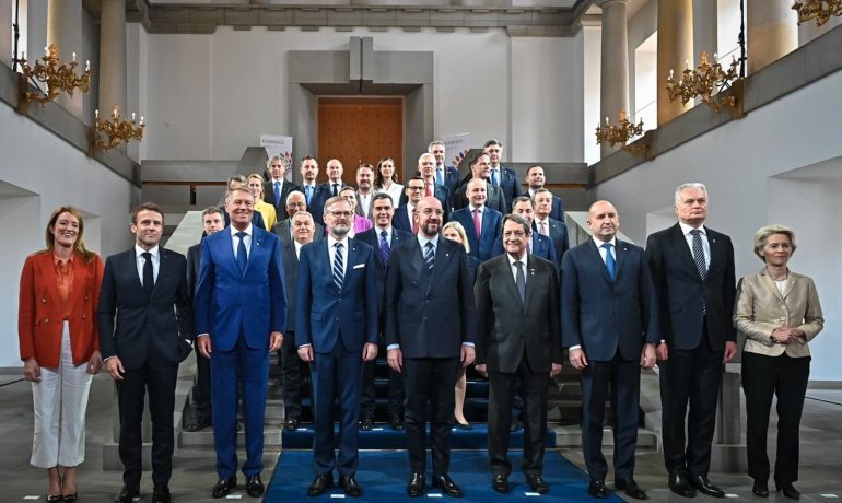 Lídři členských států EU se sešli v pátek v Praze (Úřad vlády / se souhlasem)