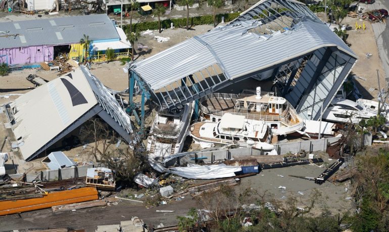 Následky hurikánu Ian na Floridě (ČTK / AP / Wilfredo Lee)