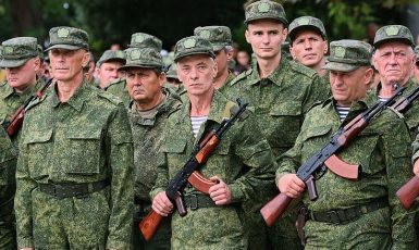 Mobilizovaní ruští vojáci. (Odbor informací a tiskové služby hlavy Republiky Krym / Wikimedia Commons / CC BY 4.0)