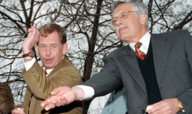 Václav Havel, Václav Klaus (ČTK/Turek Tomáš)