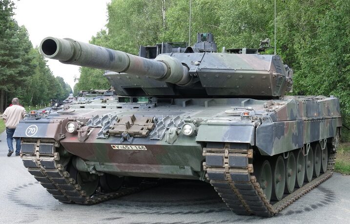 Německý bojový tank Leopard 2 A7  (WikiMedia / CC BY-SA 4.0 / Public Domain)