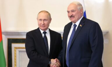 Vladimir Putin a Alexandr Lukašenko (Presidential Executive Office of Russia / Wikimedia Commons / CC BY 4.0)