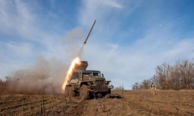 Vypálená ukrajinská střela (Generální štáb ukrajinské armády, se souhlasem)