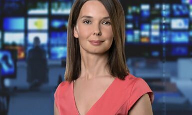 Zpravodajka ruské televize Olga Zenkova (Profimedia)