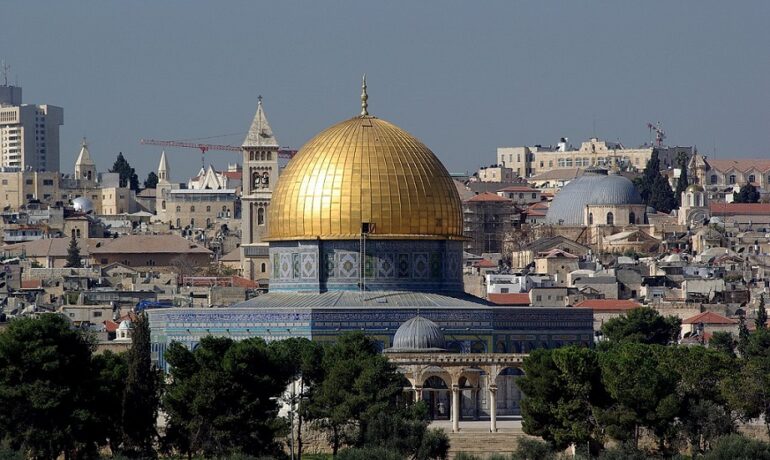 Skalní dóm na Chrámové hoře v Jeruzalémě (Berthold Werner / Wikimedia Commons / Public Domain)