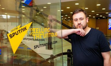 Šéfredaktor litevské redakce prokremelské agentury Sputnik (Dmitrij Dubinskij)