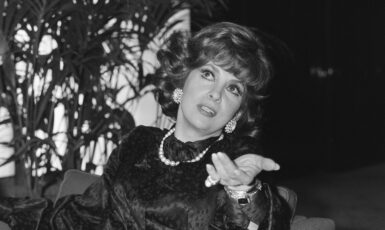 Herečka Gina Lollobrigida v roce 1988 (Rob Croes for Anefo / CC0 / Wikimedia Commons)