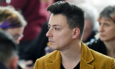Matěj Stropnický je aktivistou iniciativy Mír a spravedlnost, která nahrává Rusku (ČTK / Peřina Luděk)