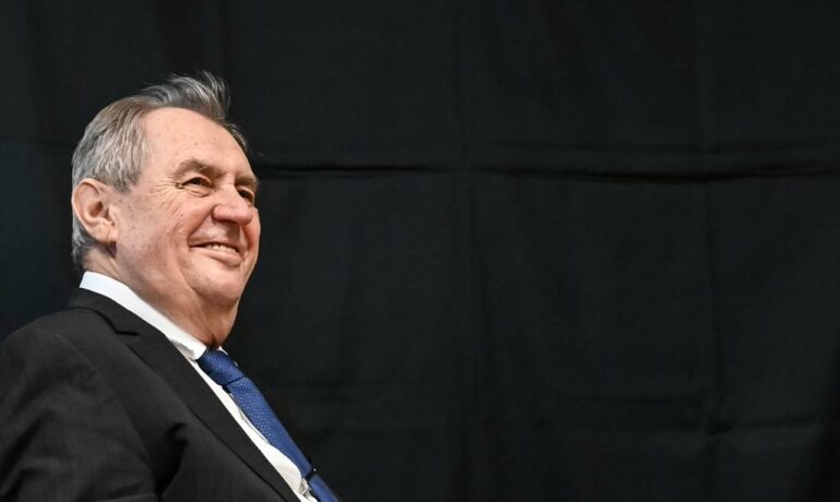 Končící prezident Miloš Zeman (Kancelář prezidenta republiky / se souhlasem)