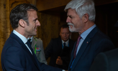 Emmanuel Macron a Petr Pavel (Emmanuel Macron / se souhlasem)